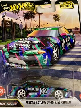 Hot Wheels Nissan Skyline GT-R (R32) Pandem - Multicolor